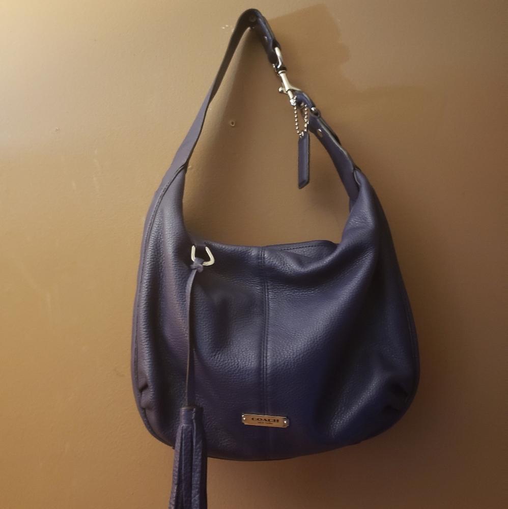 Coach Deep Purple Hobo Shoulder Bag
